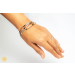 Image of Gold Trinity Bangle 18K, 75%, 21cm, 65.73 gram