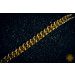 Image of Gold Cuban Link Twisted Bracelet 24k, 999%, 5mm, 21cm, 119.8g 