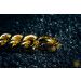 Image of Gold Cuban Link Twisted Bracelet 24k, 999%, 5mm, 21cm, 119.8g 