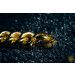 Image of Gold Cuban Link Twisted Bracelet 24k, 999%, 7mm, 19.5 cm, 52.1g