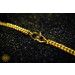 Image of Gold Cuban Link Twisted Chain Necklace 24k, 999%, 1.5mm, 64.5cm, 101.5 gram