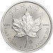 Image of 1 Oz Canadian Maple Leaf .9999% Fine Silver Coin BU 2022