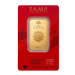 Image of 1 Oz PAMP Suisse Lunar Year of the Snake Gold Minted Bar (In Assay CertiCard)