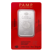 Image of 1 Oz PAMP Suisse Lunar Year of the Snake Silver Minted Bar (In Assay CertiCard) 