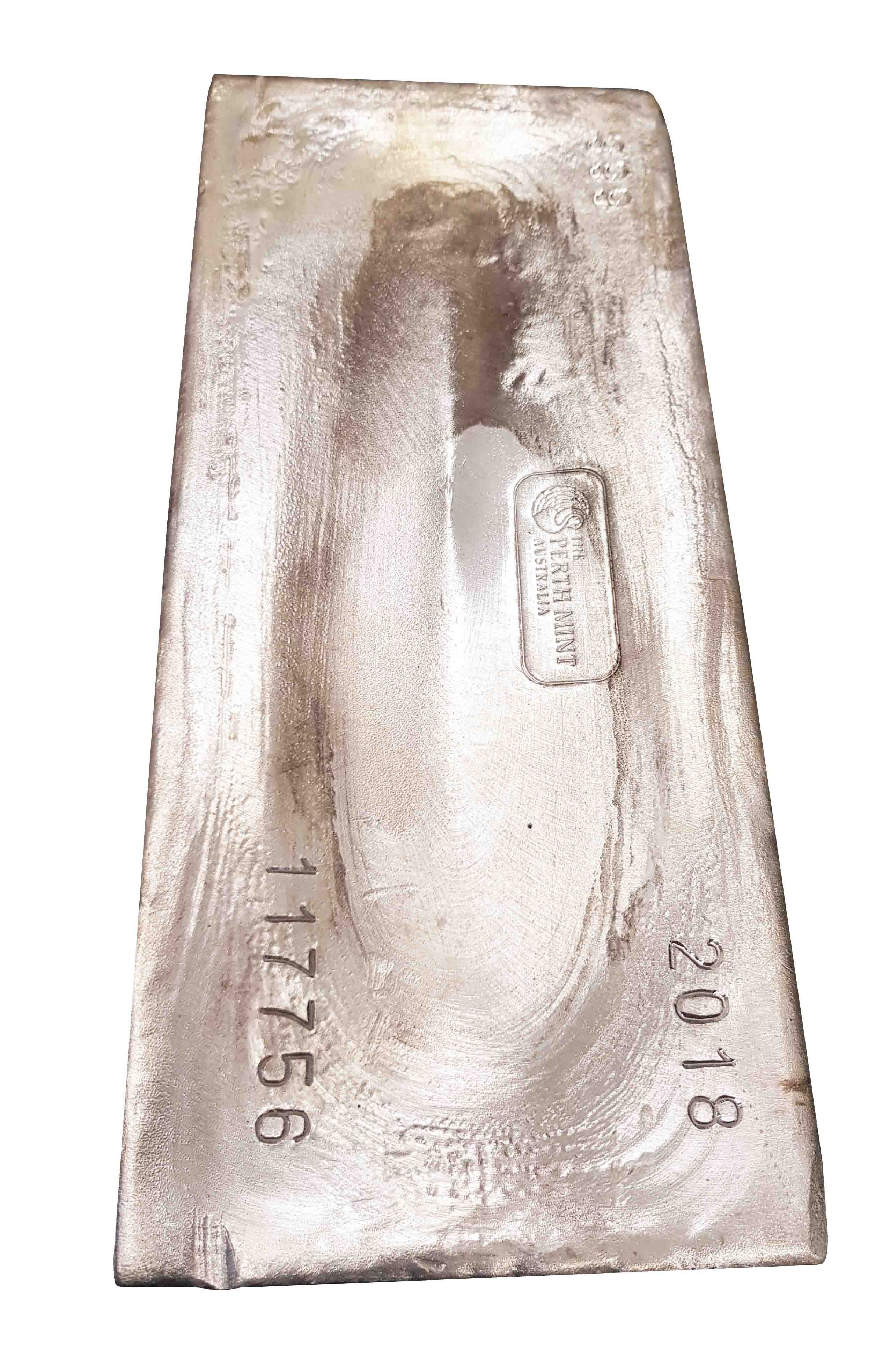 Silver 1,000 Ounce Cast Bar - Various .999% Purity LBMA