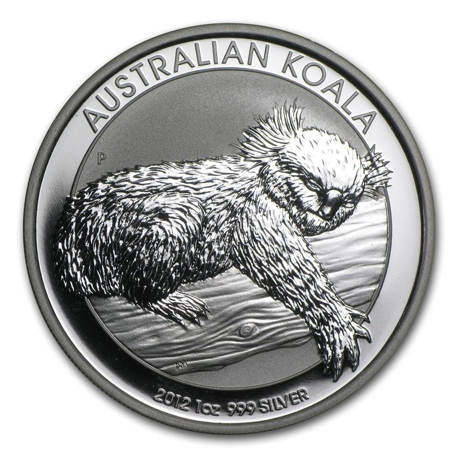 Australia 2012 1 oz Koala BU | Silver 1 oz coin | Indigo